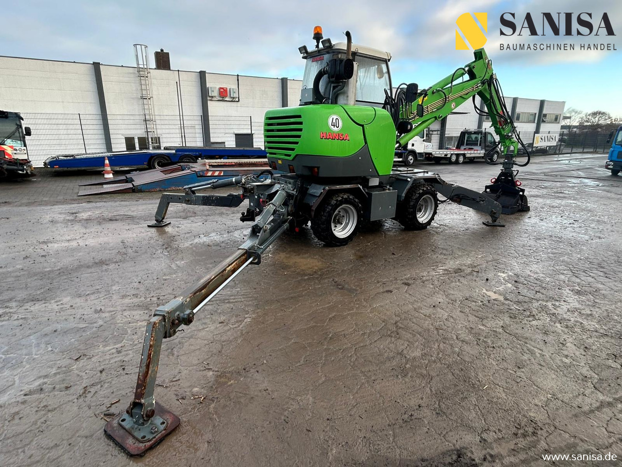 Hansa APZ 531/SW/Friedhofsbagger/Allrad/Tele Arm - Bager na kolesih: slika 5 Hansa APZ 531/SW/Friedhofsbagger/Allrad/Tele Arm - Bager na kolesih: slika 5