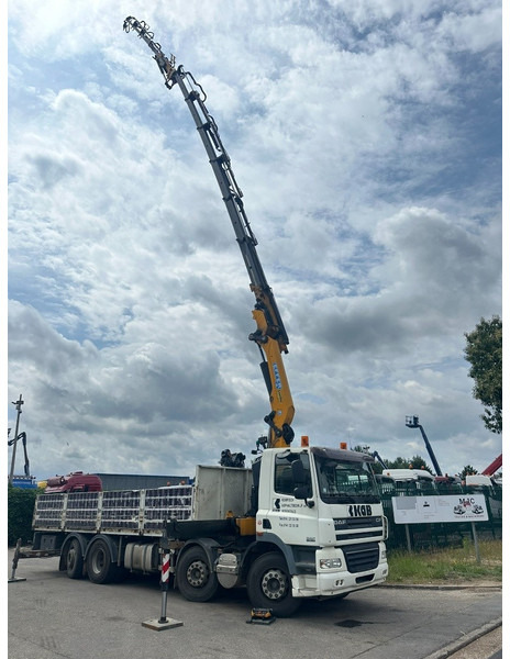 Tovornjak s kesonom, Tovornjak z dvigalom DAF CF 85.360 8x2 + KRAN (25m!) EFFER 305 6S + JIB 4S + ROTATOR - PLATORM 7m60 - LIFT + STEERING AXLE - EURO 5 - BE: slika 9