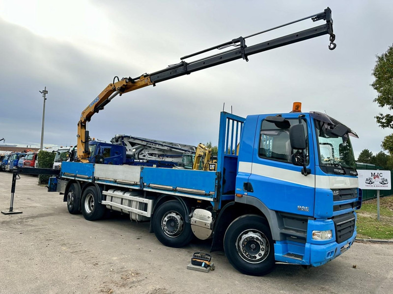 DAF CF 85.360 8x2 PLATFORM 7m35 + CRANE EFFER 165-3S + RADIO - MANUAL GEARBOX ZF - EURO 5 - BE TRUCK - Tovornjak z dvigalom: slika 1 DAF CF 85.360 8x2 PLATFORM 7m35 + CRANE EFFER 165-3S + RADIO - MANUAL GEARBOX ZF - EURO 5 - BE TRUCK - Tovornjak z dvigalom: slika 1