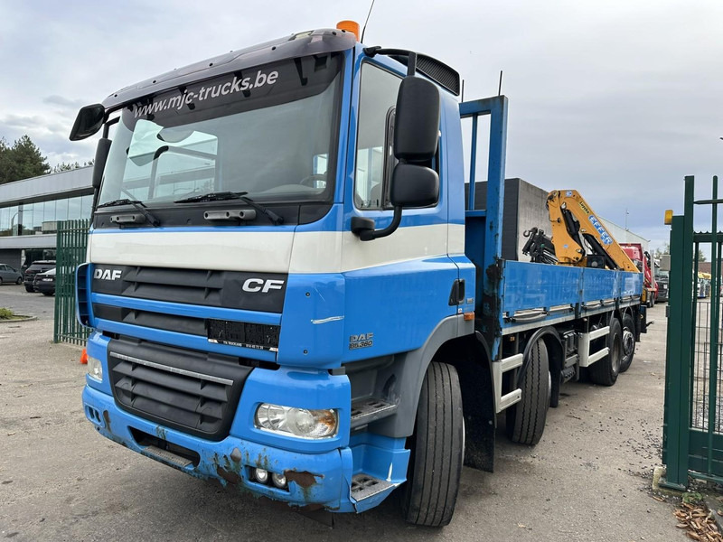 DAF CF 85.360 8x2 PLATFORM 7m35 + CRANE EFFER 165-3S + RADIO - MANUAL GEARBOX ZF - EURO 5 - BE TRUCK - Tovornjak z dvigalom: slika 4 DAF CF 85.360 8x2 PLATFORM 7m35 + CRANE EFFER 165-3S + RADIO - MANUAL GEARBOX ZF - EURO 5 - BE TRUCK - Tovornjak z dvigalom: slika 4