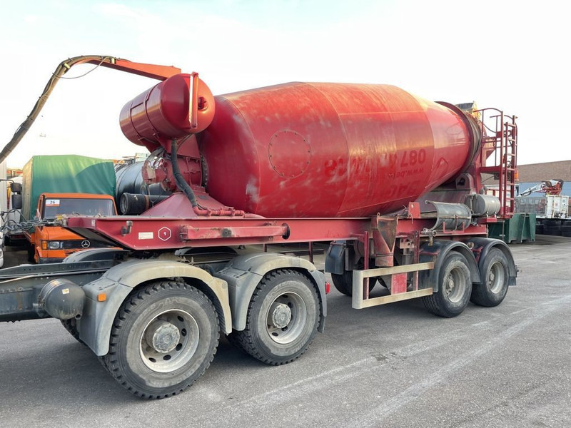 Hoenkhaus 12m3 CONCRETE MIXER 2 Axles SAF - AIR SUSP. - DRUM BRAKES - BE TRAILER - Polprikolica mešalec betona: slika 1 Hoenkhaus 12m3 CONCRETE MIXER 2 Axles SAF - AIR SUSP. - DRUM BRAKES - BE TRAILER - Polprikolica mešalec betona: slika 1