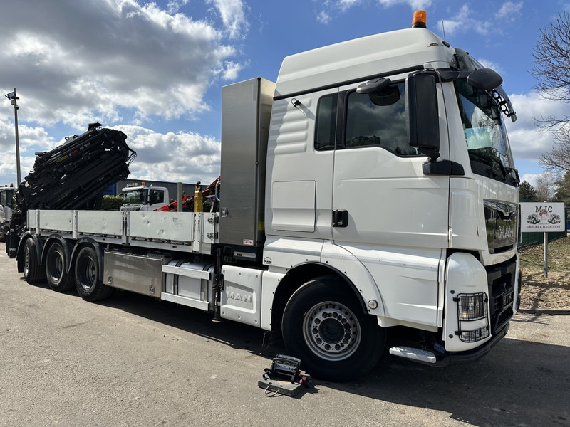 MAN TGX 35.420 8x4-4 TRIDEM PRTISCHE 6m40 + KRAN (26m!) HIAB X-HIPRO 408 E-5 + JIB 100X-5 - *306.245km* - BE TRUCK - Tovornjak s kesonom, Tovornjak z dvigalom: slika 1 MAN TGX 35.420 8x4-4 TRIDEM PRTISCHE 6m40 + KRAN (26m!) HIAB X-HIPRO 408 E-5 + JIB 100X-5 - *306.245km* - BE TRUCK - Tovornjak s kesonom, Tovornjak z dvigalom: slika 1