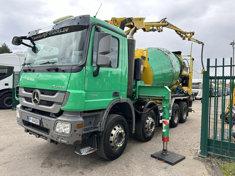 Mercedes-Benz ACTROS 3241 8x4 PUMI PM M 21-3 (21m) Putzmeister - *238.000km* / 1586H - EPS - BLADVERING / NAAFREDUCTIE - Avtomešalec: slika 4 Mercedes-Benz ACTROS 3241 8x4 PUMI PM M 21-3 (21m) Putzmeister - *238.000km* / 1586H - EPS - BLADVERING / NAAFREDUCTIE - Avtomešalec: slika 4