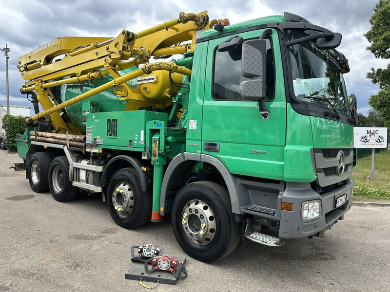 Mercedes-Benz ACTROS 3241 8x4 PUMI PM M 21-3 (21m) Putzmeister - *238.000km* / 1586H - EPS - BLADVERING / NAAFREDUCTIE - Črpalka za beton: slika 2 Mercedes-Benz ACTROS 3241 8x4 PUMI PM M 21-3 (21m) Putzmeister - *238.000km* / 1586H - EPS - BLADVERING / NAAFREDUCTIE - Črpalka za beton: slika 2