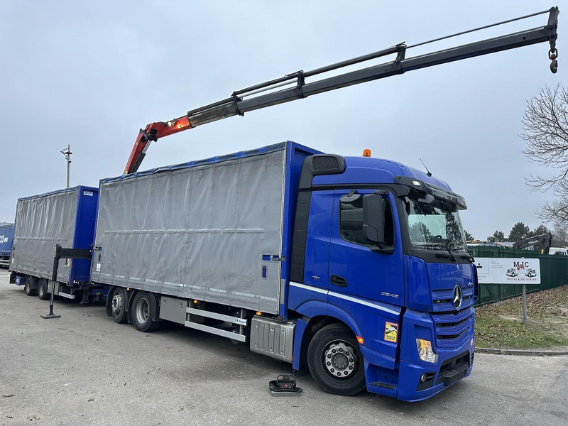 Mercedes-Benz Actros 2645 6x2 105m³ JUMBO + RETARDER + CRANE PALFINGER PK 19.001 SLD (4x) + RADIO - *FULL AIR* - FRIGO - EURO 6 - SAF AXLES - BELGIAN TRUCK - Tovornjak z dvigalom: slika 1 Mercedes-Benz Actros 2645 6x2 105m³ JUMBO + RETARDER + CRANE PALFINGER PK 19.001 SLD (4x) + RADIO - *FULL AIR* - FRIGO - EURO 6 - SAF AXLES - BELGIAN TRUCK - Tovornjak z dvigalom: slika 1