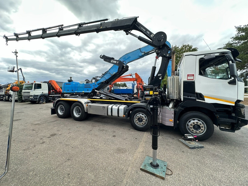 Renault C460 8x4 HOOKLIFT + (19m!) CRANE HIAB 288 E-6 HIDUO - RADIO - 5/6 F - STEEL SPRING / HUB REDUCTION - BE TRUCK - Kotalni prekucni tovornjak, Tovornjak z dvigalom: slika 4 Renault C460 8x4 HOOKLIFT + (19m!) CRANE HIAB 288 E-6 HIDUO - RADIO - 5/6 F - STEEL SPRING / HUB REDUCTION - BE TRUCK - Kotalni prekucni tovornjak, Tovornjak z dvigalom: slika 4