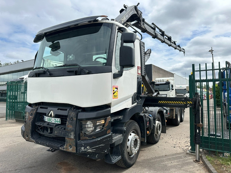 Renault C460 8x4 HOOKLIFT + CRANE HIAB 288 E-6 HIDUO - RADIO - 5/6 F - STEEL SPRING / HUB REDUCTION - Tovornjak z dvigalom: slika 3 Renault C460 8x4 HOOKLIFT + CRANE HIAB 288 E-6 HIDUO - RADIO - 5/6 F - STEEL SPRING / HUB REDUCTION - Tovornjak z dvigalom: slika 3