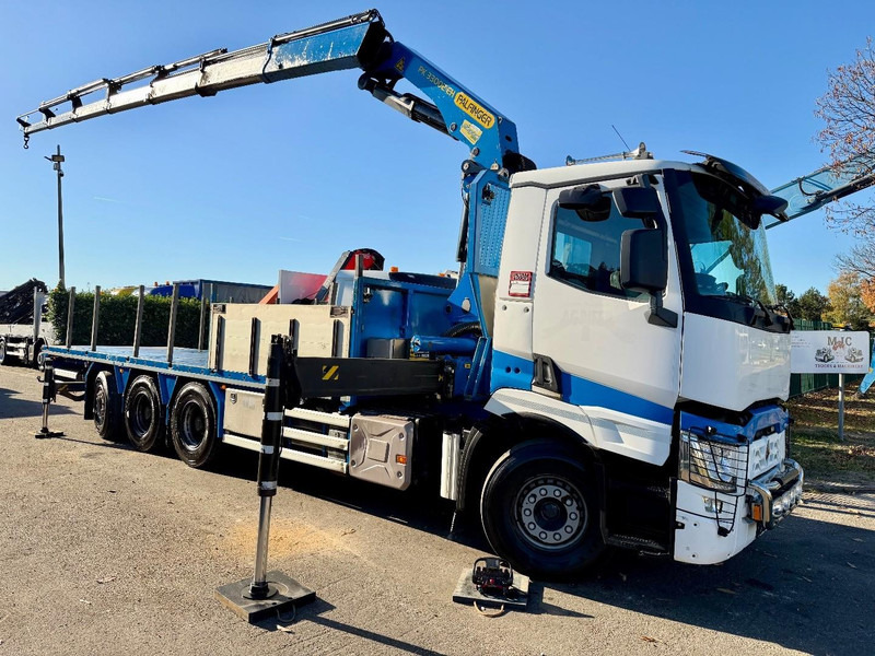 Renault C480 8x4 Pritsche + Kran (20m!) PALFINGER PK33002-EH E (6x) - PLATFORM 8m25 - LIFT/STEERING - GOOD TIRES - BE TRUCK - Tovornjak s kesonom, Tovornjak z dvigalom: slika 2 Renault C480 8x4 Pritsche + Kran (20m!) PALFINGER PK33002-EH E (6x) - PLATFORM 8m25 - LIFT/STEERING - GOOD TIRES - BE TRUCK - Tovornjak s kesonom, Tovornjak z dvigalom: slika 2