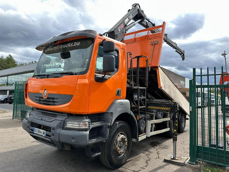 Renault KERAX 380 DXI 6x4 TIPPER + CRANE HIAB 144 B-3 - RADIO - *246.000km* - RETARDER - BORDMATIC - EURO 5 - Tovornjak prekucnik, Tovornjak z dvigalom: slika 2 Renault KERAX 380 DXI 6x4 TIPPER + CRANE HIAB 144 B-3 - RADIO - *246.000km* - RETARDER - BORDMATIC - EURO 5 - Tovornjak prekucnik, Tovornjak z dvigalom: slika 2