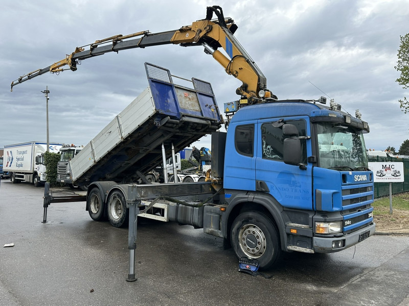 Scania 114G-340 6x2 + KRAN (27.5m) EFFER 430 (11.5T) 4S + JIB 6F 4S + WINCH + RADIO - MANUAL 3+3 / BALLESTAS - Tovornjak prekucnik, Tovornjak z dvigalom: slika 1 Scania 114G-340 6x2 + KRAN (27.5m) EFFER 430 (11.5T) 4S + JIB 6F 4S + WINCH + RADIO - MANUAL 3+3 / BALLESTAS - Tovornjak prekucnik, Tovornjak z dvigalom: slika 1