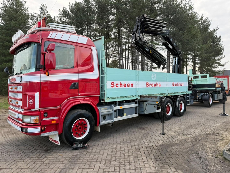 Scania 164L-480 V8 6x4 BAUSTOFF + KRAN HIAB 350-4 + JIB 90-4 - *TOP ZUSTAND* - ROTATOR - RADIO - RETARDER - BLATT / AP ACHSEN - BELGISCHE LKW - Tovornjak s kesonom, Tovornjak z dvigalom: slika 3 Scania 164L-480 V8 6x4 BAUSTOFF + KRAN HIAB 350-4 + JIB 90-4 - *TOP ZUSTAND* - ROTATOR - RADIO - RETARDER - BLATT / AP ACHSEN - BELGISCHE LKW - Tovornjak s kesonom, Tovornjak z dvigalom: slika 3