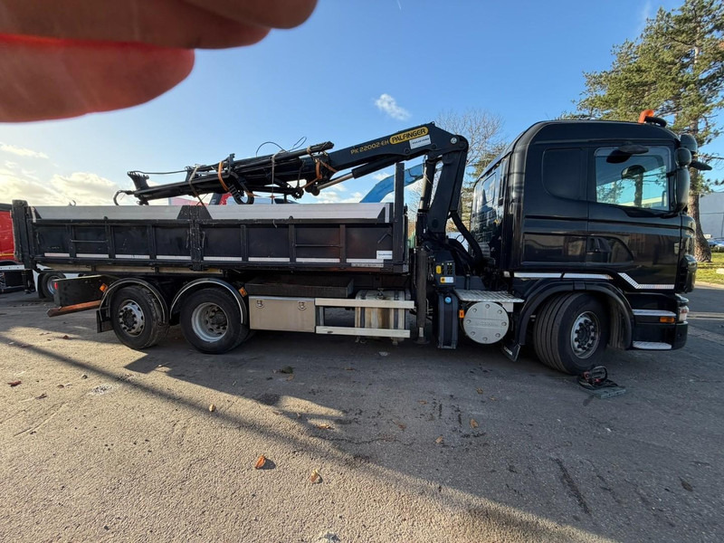 Scania G420 6x2 TIPPER + CRANE PALFINGER PK22002 C (4x) + GRABBER - LIFT + STEERING AXLE - DAMAGED CRANE - Tovornjak prekucnik, Tovornjak z dvigalom: slika 4 Scania G420 6x2 TIPPER + CRANE PALFINGER PK22002 C (4x) + GRABBER - LIFT + STEERING AXLE - DAMAGED CRANE - Tovornjak prekucnik, Tovornjak z dvigalom: slika 4