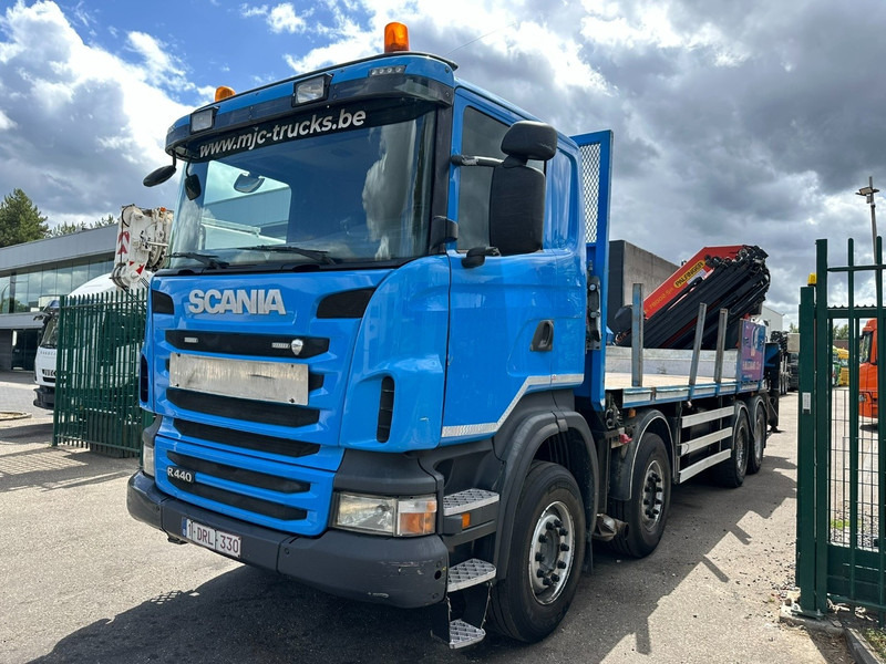 Scania G440 8x4 PRITSCHE + KRAN (26.5m!) PALFINGER PK78002 SH G 8x + 1 + WINCH - PLATFORM 6m25 - MANUAL - HUB REDUCTION - STEEL SPRING - EURO 5 - BE TRUCK - Tovornjak s kesonom, Tovornjak z dvigalom: slika 3 Scania G440 8x4 PRITSCHE + KRAN (26.5m!) PALFINGER PK78002 SH G 8x + 1 + WINCH - PLATFORM 6m25 - MANUAL - HUB REDUCTION - STEEL SPRING - EURO 5 - BE TRUCK - Tovornjak s kesonom, Tovornjak z dvigalom: slika 3