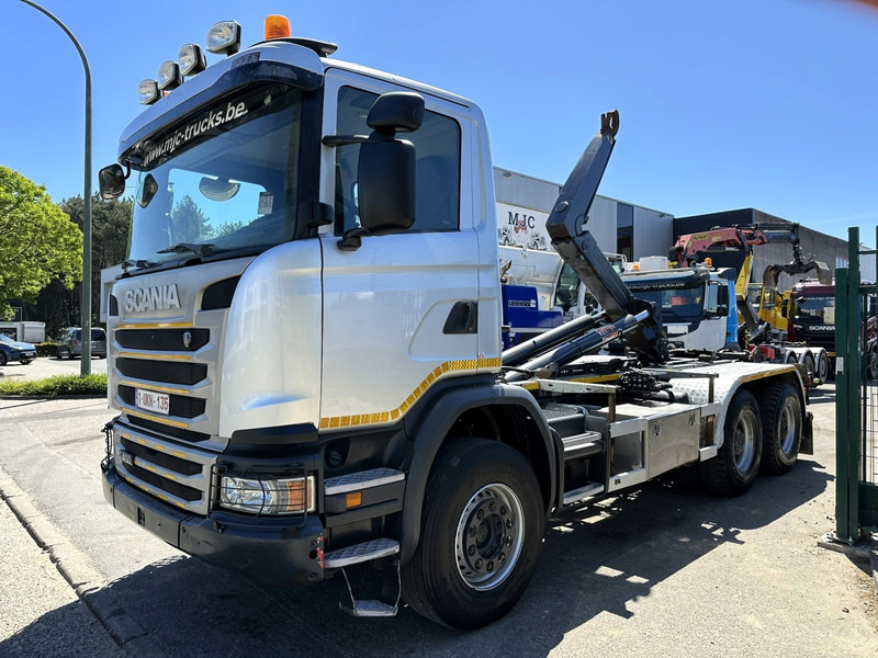 Scania G450 6x4 HOOKLIFT AJK 20T - 5760mm - 3m90 WB - HUB REDUCTION / STEEL SUSP. - EURO 6 - BE TRUCK - Kotalni prekucni tovornjak: slika 3 Scania G450 6x4 HOOKLIFT AJK 20T - 5760mm - 3m90 WB - HUB REDUCTION / STEEL SUSP. - EURO 6 - BE TRUCK - Kotalni prekucni tovornjak: slika 3