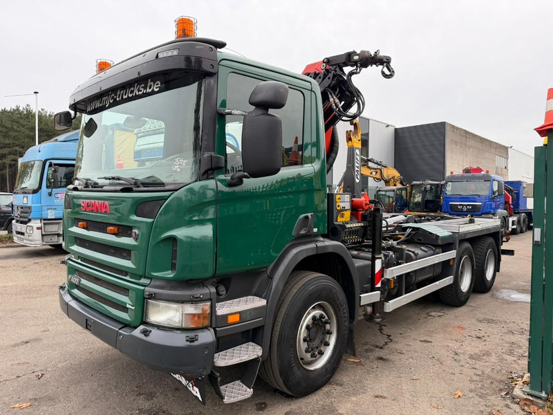 Scania P400 6x4 HOOKLIFT + CRANE PALFINGER PK9001 EH - RETARDER - 5/6F + ROTATOR + RADIO - WB 3m90 - EURO 5 - HUB REDUCTION / SPRING - BE TRUCK - Kotalni prekucni tovornjak, Tovornjak z dvigalom: slika 3 Scania P400 6x4 HOOKLIFT + CRANE PALFINGER PK9001 EH - RETARDER - 5/6F + ROTATOR + RADIO - WB 3m90 - EURO 5 - HUB REDUCTION / SPRING - BE TRUCK - Kotalni prekucni tovornjak, Tovornjak z dvigalom: slika 3