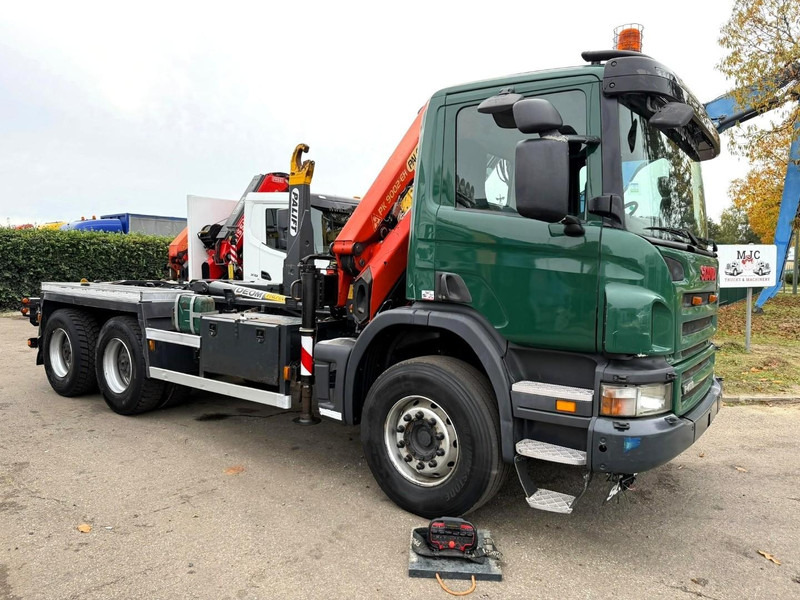 Scania P400 6x4 HOOKLIFT + CRANE PALFINGER PK9001 EH - RETARDER - 5/6F + ROTATOR + RADIO - WB 3m90 - EURO 5 - HUB REDUCTION / SPRING - BE TRUCK - Kotalni prekucni tovornjak, Tovornjak z dvigalom: slika 2 Scania P400 6x4 HOOKLIFT + CRANE PALFINGER PK9001 EH - RETARDER - 5/6F + ROTATOR + RADIO - WB 3m90 - EURO 5 - HUB REDUCTION / SPRING - BE TRUCK - Kotalni prekucni tovornjak, Tovornjak z dvigalom: slika 2