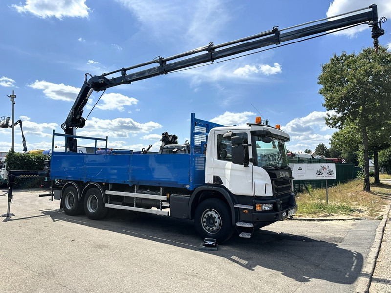 Scania P410 6x4 + CRANE HIAB 166 ES-4 - RETARDER - ROTATOR - PLATFORM 6m80 - BIG AXLES HUB REDUCTION - STEEL SPRING - Tovornjak z dvigalom: slika 1 Scania P410 6x4 + CRANE HIAB 166 ES-4 - RETARDER - ROTATOR - PLATFORM 6m80 - BIG AXLES HUB REDUCTION - STEEL SPRING - Tovornjak z dvigalom: slika 1