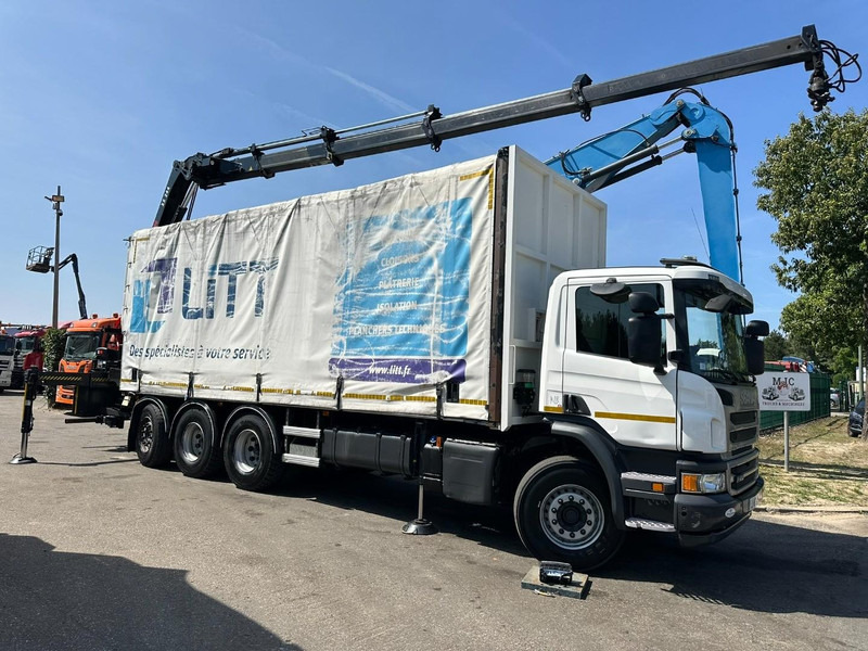 Scania P410 8x4 TRIDEM PRITSCHE PLANE + KRAN HIAB 244 EP-4 HIDUO - RETARDER - LIFT + STEERING AXLE - *327.000km* - RADIO - Tovornjak s ponjavo, Tovornjak z dvigalom: slika 2 Scania P410 8x4 TRIDEM PRITSCHE PLANE + KRAN HIAB 244 EP-4 HIDUO - RETARDER - LIFT + STEERING AXLE - *327.000km* - RADIO - Tovornjak s ponjavo, Tovornjak z dvigalom: slika 2