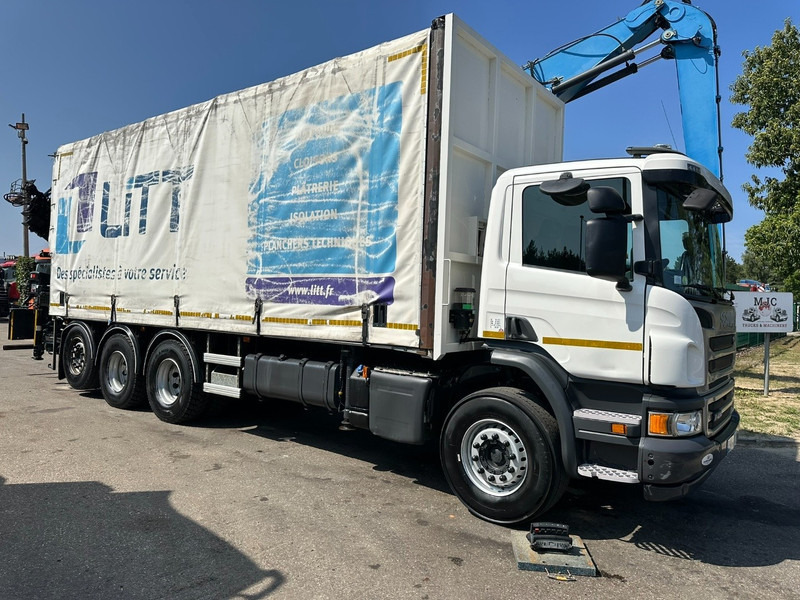 Scania P410 8x4 TRIDEM PRITSCHE PLANE + KRAN HIAB 244 EP-4 HIDUO - RETARDER - LIFT + STEERING AXLE - *327.000km* - RADIO - Tovornjak s ponjavo, Tovornjak z dvigalom: slika 3 Scania P410 8x4 TRIDEM PRITSCHE PLANE + KRAN HIAB 244 EP-4 HIDUO - RETARDER - LIFT + STEERING AXLE - *327.000km* - RADIO - Tovornjak s ponjavo, Tovornjak z dvigalom: slika 3