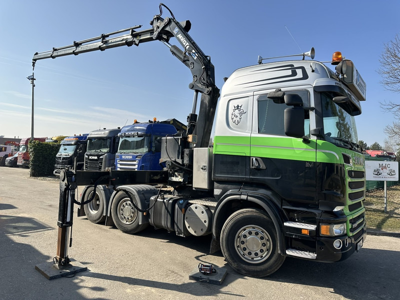 Scania R500 V8 6x2 + KRAN MKG HLK 231 HP (23tm) - 4x HYDR - RADIO - RETARDER - MANUAL - LIFT + STEERING AXLE - Tovornjak z dvigalom: slika 1 Scania R500 V8 6x2 + KRAN MKG HLK 231 HP (23tm) - 4x HYDR - RADIO - RETARDER - MANUAL - LIFT + STEERING AXLE - Tovornjak z dvigalom: slika 1