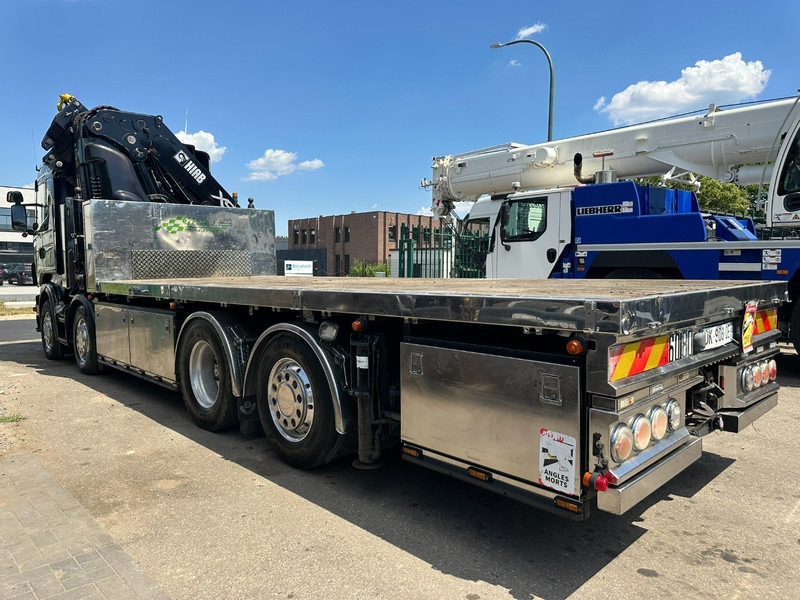 Tovornjak s kesonom, Tovornjak z dvigalom Scania R620 8x2 PRITSCHE + KRAN HIAB 800 EP-5 HIPRO - RETARDER - LIFT/STEERING AXLE - HIGHLINE SLEEPER - LEATHER - ALCOA: slika 7