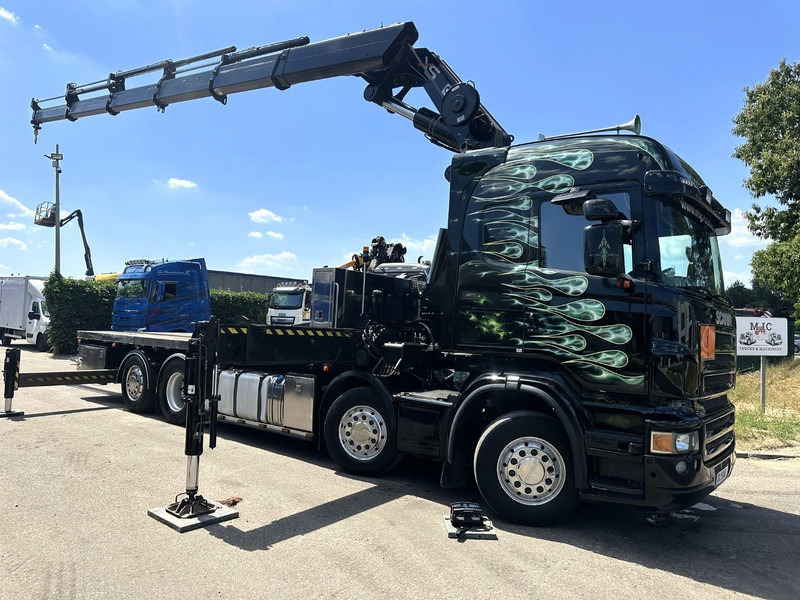 Scania R620 8x2 PRITSCHE + KRAN HIAB 800 EP-5 HIPRO - RETARDER - LIFT/STEERING AXLE - HIGHLINE SLEEPER - LEATHER - ALCOA - Tovornjak s kesonom, Tovornjak z dvigalom: slika 2 Scania R620 8x2 PRITSCHE + KRAN HIAB 800 EP-5 HIPRO - RETARDER - LIFT/STEERING AXLE - HIGHLINE SLEEPER - LEATHER - ALCOA - Tovornjak s kesonom, Tovornjak z dvigalom: slika 2