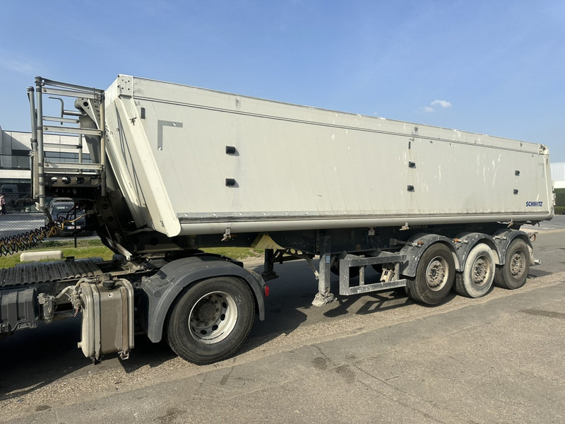 Schmitz Cargobull SGF*S3 - 8.5 - 30m3 STAAL CHASSIS - ALU KIPPER - LIFT AS - DISC / SCHIJFREMMEN - BE PAPERS - Kiper polprikolica: slika 1 Schmitz Cargobull SGF*S3 - 8.5 - 30m3 STAAL CHASSIS - ALU KIPPER - LIFT AS - DISC / SCHIJFREMMEN - BE PAPERS - Kiper polprikolica: slika 1