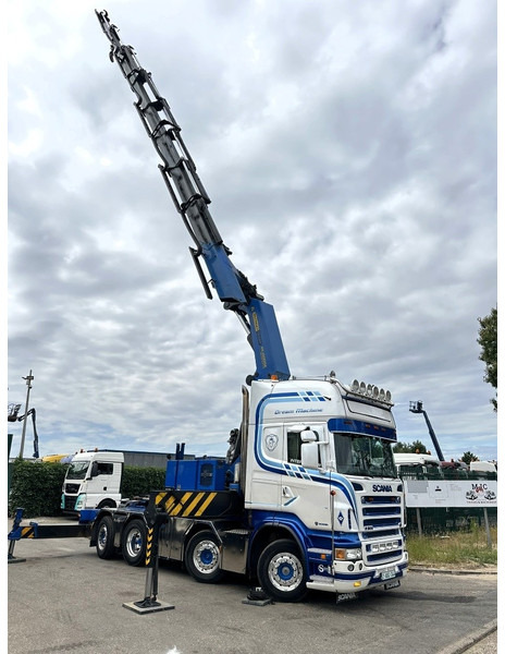 Scania R500 8x2 ZSM + KRAN 100Tm! PALFINGER PK100002 G 8x + 1 ME - RETARDER - ALCOA DURA BRIGHT - LIFT + STEERING - 5/6 HYDR F - TÜV 05/2026 - TOP CONDITION - Vlačilec: slika 5 Scania R500 8x2 ZSM + KRAN 100Tm! PALFINGER PK100002 G 8x + 1 ME - RETARDER - ALCOA DURA BRIGHT - LIFT + STEERING - 5/6 HYDR F - TÜV 05/2026 - TOP CONDITION - Vlačilec: slika 5