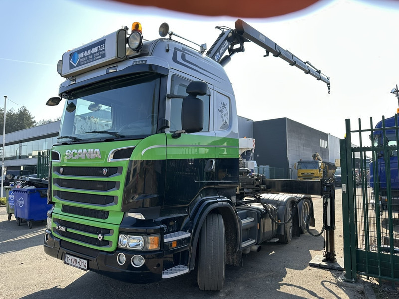 Scania R500 V8 6x2 TRACTOR + CRANE MKG HLK 231 HP (23tm) - 4x HYDR - RADIO - RETARDER - MANUAL - LIFT + STEERING AXLE - Vlačilec: slika 5 Scania R500 V8 6x2 TRACTOR + CRANE MKG HLK 231 HP (23tm) - 4x HYDR - RADIO - RETARDER - MANUAL - LIFT + STEERING AXLE - Vlačilec: slika 5