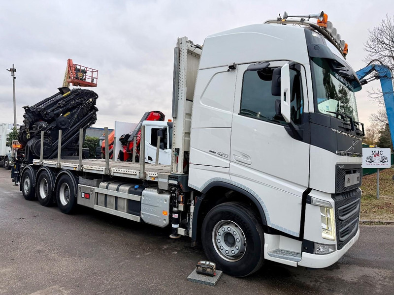 Volvo FH 420 8x4 TRIDEM + (31m!) CRANE HIAB 858 E-7 + JIB X-5 + WINCH - 114.000km - BE TRUCK - Tovornjak z dvigalom: slika 4 Volvo FH 420 8x4 TRIDEM + (31m!) CRANE HIAB 858 E-7 + JIB X-5 + WINCH - 114.000km - BE TRUCK - Tovornjak z dvigalom: slika 4