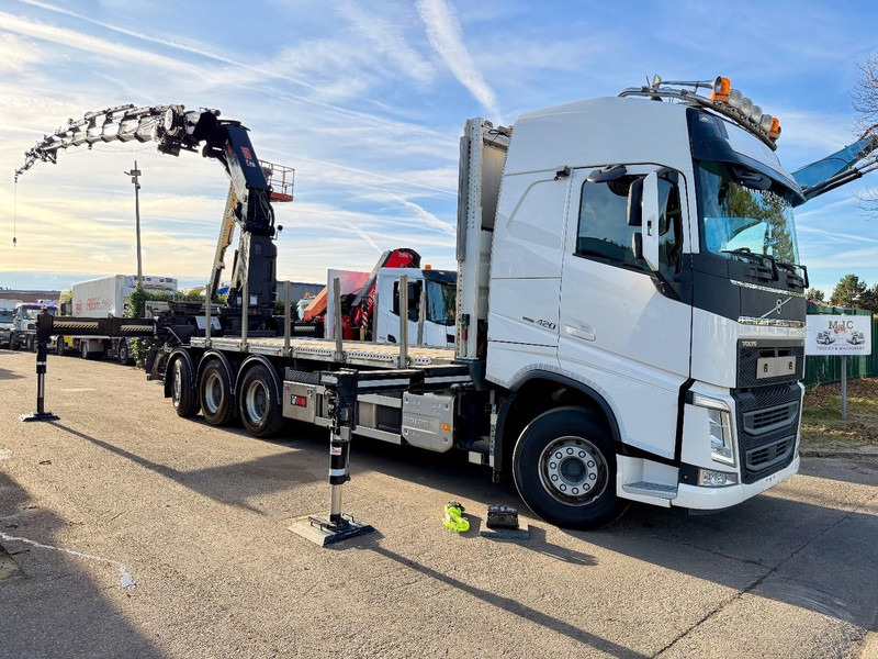 Volvo FH 420 8x4 TRIDEM + (31m!) CRANE HIAB 858 E-7 + JIB X-5 + WINCH - 114.000km - BE TRUCK - Tovornjak z dvigalom: slika 1 Volvo FH 420 8x4 TRIDEM + (31m!) CRANE HIAB 858 E-7 + JIB X-5 + WINCH - 114.000km - BE TRUCK - Tovornjak z dvigalom: slika 1