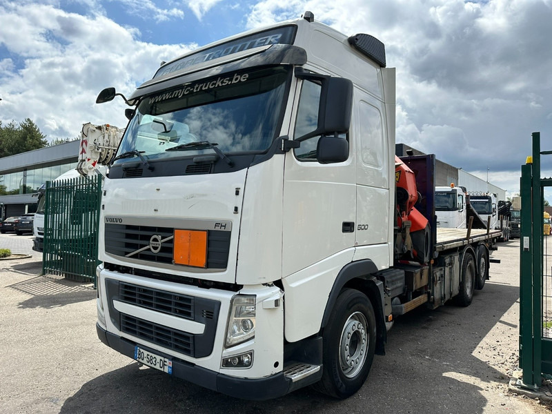 Volvo FH 500 6X2 + CRANE PALFINGER PK50002 E 6x - RETARDER - PLATFORM 6m20 - TWISTLOCKS 20' - 561.000km - EURO 5 - Tovornjak z dvigalom: slika 4 Volvo FH 500 6X2 + CRANE PALFINGER PK50002 E 6x - RETARDER - PLATFORM 6m20 - TWISTLOCKS 20' - 561.000km - EURO 5 - Tovornjak z dvigalom: slika 4