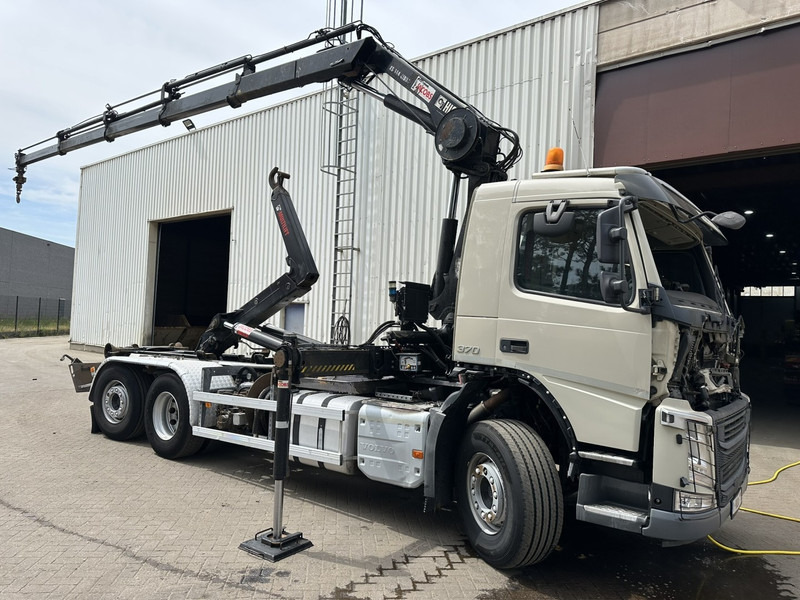 Volvo FM 370 6x2 HOOKLIFT 21T + CRANE HIAB 144 E-4 HIDUO - ENGINE / GEARBOX OK - CHASSIS OK - RUNNING + DRIVING - BE TRUCK - Kotalni prekucni tovornjak, Tovornjak z dvigalom: slika 1 Volvo FM 370 6x2 HOOKLIFT 21T + CRANE HIAB 144 E-4 HIDUO - ENGINE / GEARBOX OK - CHASSIS OK - RUNNING + DRIVING - BE TRUCK - Kotalni prekucni tovornjak, Tovornjak z dvigalom: slika 1