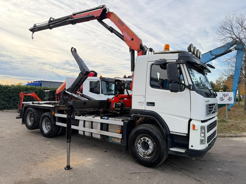 Volvo FM 400 6x2 HOOKLIFT + CRANE PALFINGER PK 15500 B (2x) - 5/6 F - MANUAL - EURO 4 - BE TRUCK - Kotalni prekucni tovornjak, Tovornjak z dvigalom: slika 1 Volvo FM 400 6x2 HOOKLIFT + CRANE PALFINGER PK 15500 B (2x) - 5/6 F - MANUAL - EURO 4 - BE TRUCK - Kotalni prekucni tovornjak, Tovornjak z dvigalom: slika 1