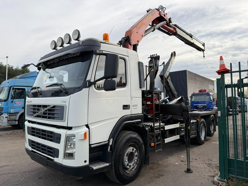 Volvo FM 400 6x2 HOOKLIFT + CRANE PALFINGER PK 15500 B (2x) - 5/6 F - MANUAL - EURO 4 - BE TRUCK - Kotalni prekucni tovornjak, Tovornjak z dvigalom: slika 2 Volvo FM 400 6x2 HOOKLIFT + CRANE PALFINGER PK 15500 B (2x) - 5/6 F - MANUAL - EURO 4 - BE TRUCK - Kotalni prekucni tovornjak, Tovornjak z dvigalom: slika 2
