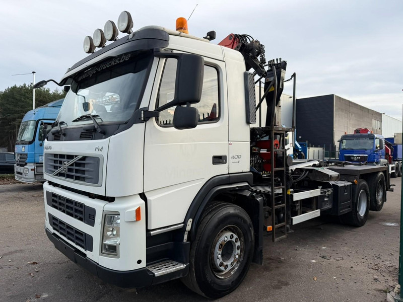 Volvo FM 400 6x2 HOOKLIFT + CRANE PALFINGER PK 15500 B (2x) - 5/6 F - MANUAL - EURO 4 - BE TRUCK - Kotalni prekucni tovornjak, Tovornjak z dvigalom: slika 4 Volvo FM 400 6x2 HOOKLIFT + CRANE PALFINGER PK 15500 B (2x) - 5/6 F - MANUAL - EURO 4 - BE TRUCK - Kotalni prekucni tovornjak, Tovornjak z dvigalom: slika 4