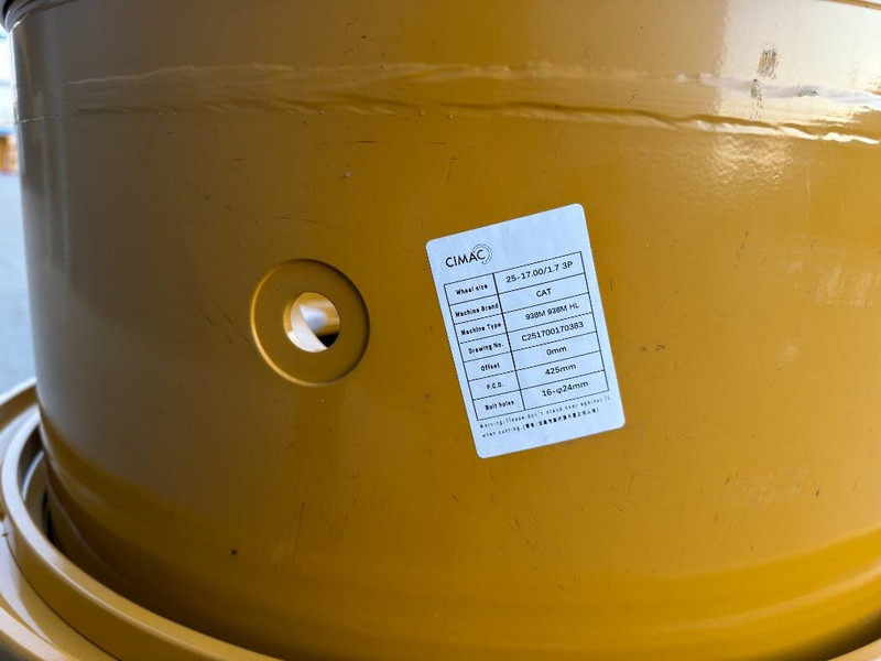 Cat 17.00-25/1.7 RIM for 20.5 x 25 - CAT 938M - Gume in platišča za Gradbeni stroj: slika 5 Cat 17.00-25/1.7 RIM for 20.5 x 25 - CAT 938M - Gume in platišča za Gradbeni stroj: slika 5