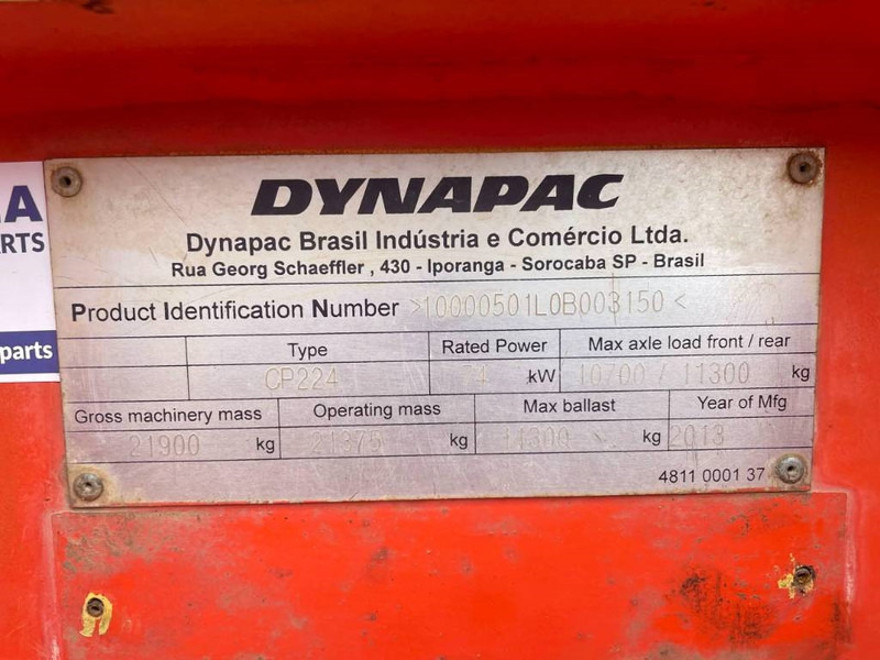 Dynapac CP224 - Pnevmatski valjar: slika 3 Dynapac CP224 - Pnevmatski valjar: slika 3