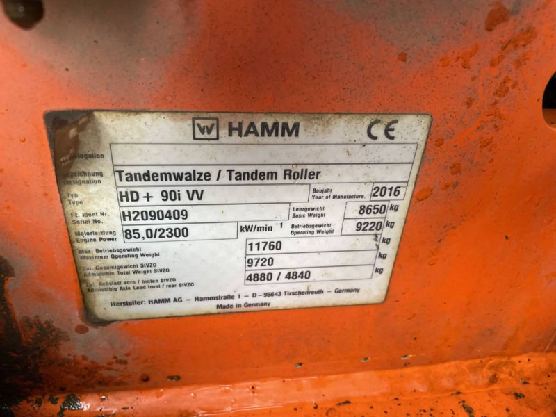 Hamm HD+ 90i VV | HD90 - Valjar: slika 3 Hamm HD+ 90i VV | HD90 - Valjar: slika 3