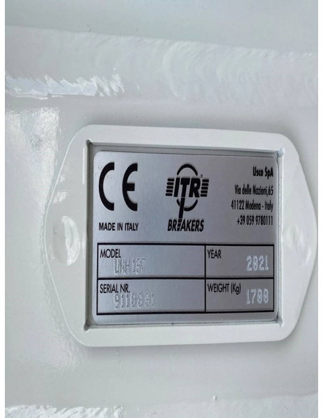 ITR UNH137 - Hidravlično kladivo za Gradbeni stroj: slika 3 ITR UNH137 - Hidravlično kladivo za Gradbeni stroj: slika 3