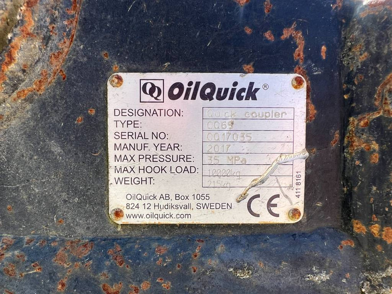 OilQuick OQ65 - M314F / M316F / M318F - Hitra spojka za Gradbeni stroj: slika 4 OilQuick OQ65 - M314F / M316F / M318F - Hitra spojka za Gradbeni stroj: slika 4