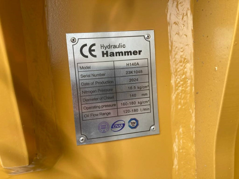 Smitma S140 / Caterpillar 320 / 323 - Volvo EC210 - Hidravlično kladivo za Gradbeni stroj: slika 5 Smitma S140 / Caterpillar 320 / 323 - Volvo EC210 - Hidravlično kladivo za Gradbeni stroj: slika 5