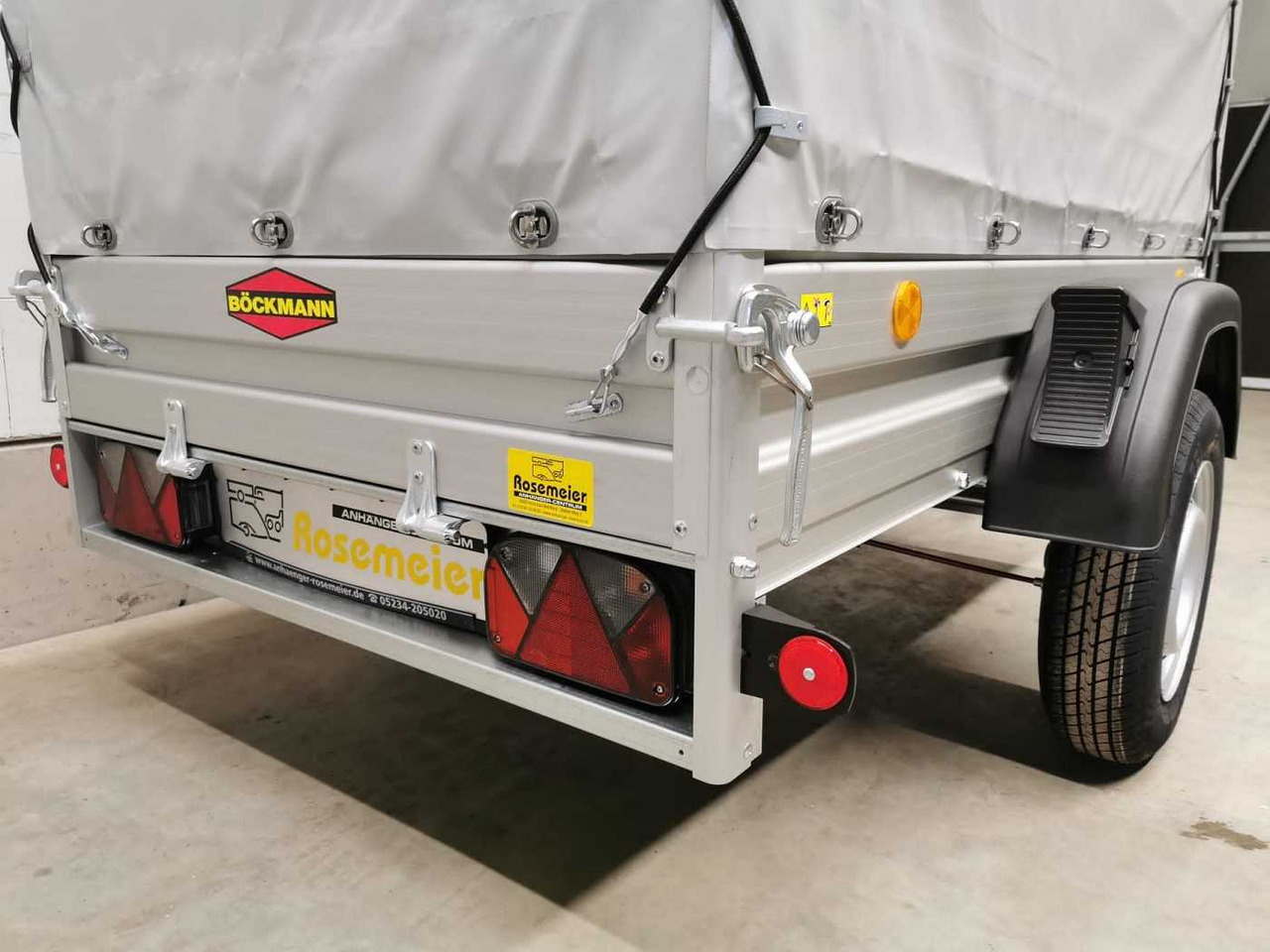 Nov Avtomobilska prikolica BOECKMANN TL-AL 2111/10 Plane Eco XXL Kastenanhänger gebre: slika 20