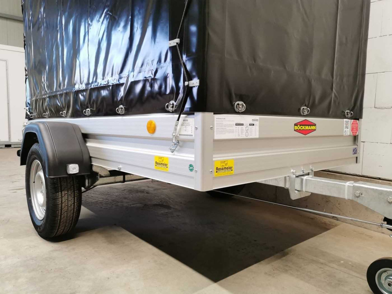Nov Avtomobilska prikolica BOECKMANN TL-AL 2513/135 Eco XXL Plane Kastenanhänger gebr: slika 21