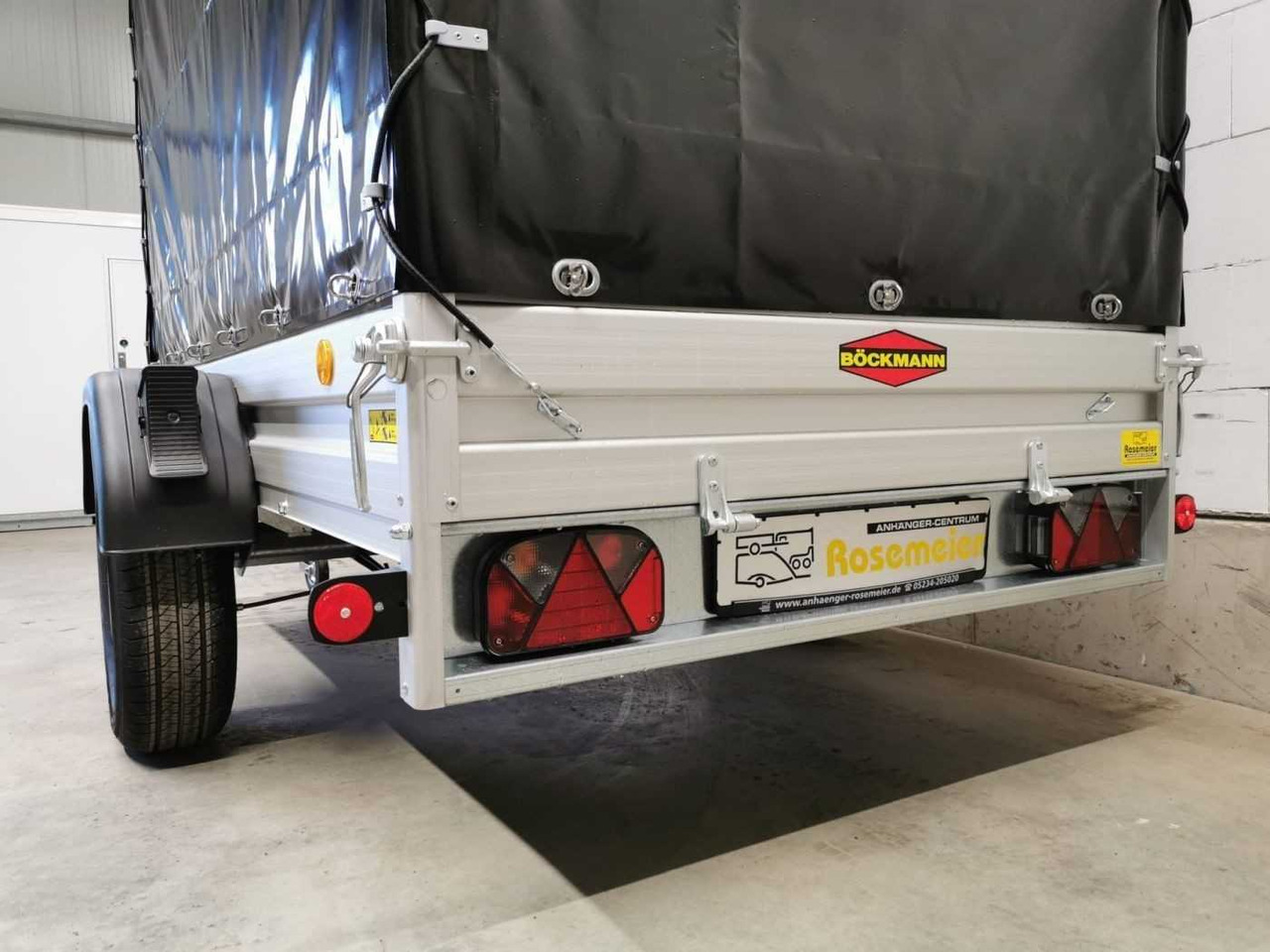 Nov Avtomobilska prikolica BOECKMANN TL-AL 2513/135 Eco XXL Plane Kastenanhänger gebr: slika 29