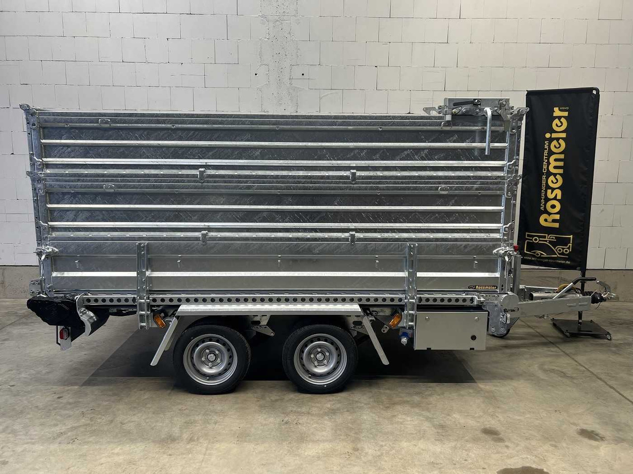ROSEMEIER G GA 3500 mit Trennwand Abrollanhänger - Abrol/ Samonakladalec prikolica: slika 2 ROSEMEIER G GA 3500 mit Trennwand Abrollanhänger - Abrol/ Samonakladalec prikolica: slika 2