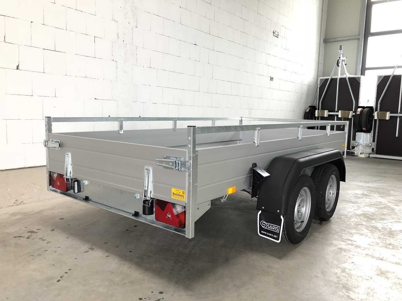 SARIS McAlu Pro 305 153 2000 2 Ramp Kastenanhänger geb - Avtomobilska prikolica: slika 2 SARIS McAlu Pro 305 153 2000 2 Ramp Kastenanhänger geb - Avtomobilska prikolica: slika 2