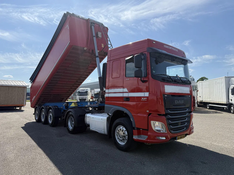 DAF XF 440 XF440 4X2 Komplett mit 2015 Schmitz Alu 27m3 Kipper €22899,- - Vlačilec: slika 2 DAF XF 440 XF440 4X2 Komplett mit 2015 Schmitz Alu 27m3 Kipper €22899,- - Vlačilec: slika 2