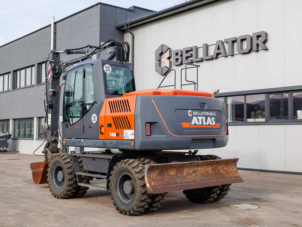 Bager na kolesih ATLAS 140W: slika 8