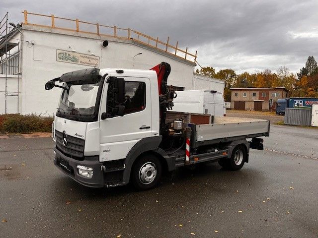 Mercedes-Benz Atego 818 mit Ladekran - Tovornjak z dvigalom: slika 1 Mercedes-Benz Atego 818 mit Ladekran - Tovornjak z dvigalom: slika 1